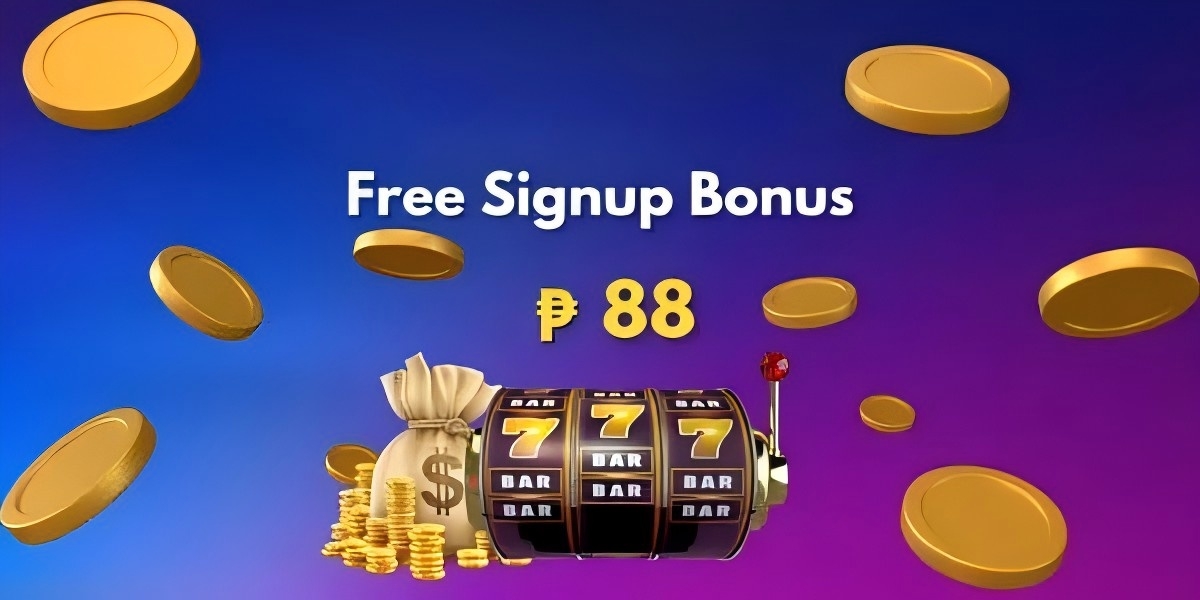 Promotion banner with golden coins and a welcome bonus headline for new Philippine players